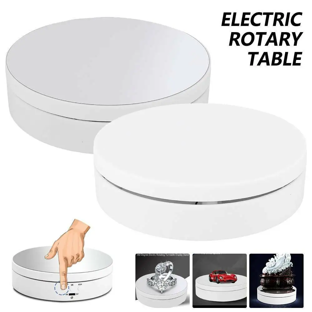 

Electric Rotating Jewelry Display Stand Base Jewelry Anime Model Organizer Turntable Jewellery Packaging Display Box