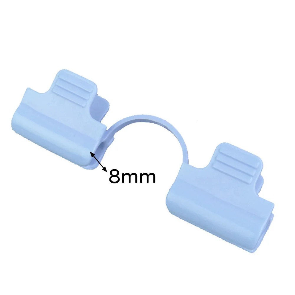 

10Pcs Pipe Clamps For Outer Diameter Plant Stakes Greenhouse Film Row Cover