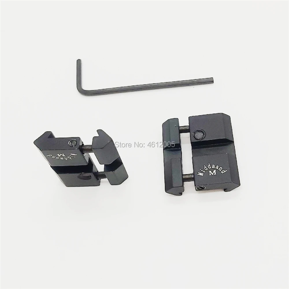 

Picatinny Rail 11mm Dovetail to 7/8" 20mm 11-20mm Weaver Rail Snap-in Adaptor Scope Mount