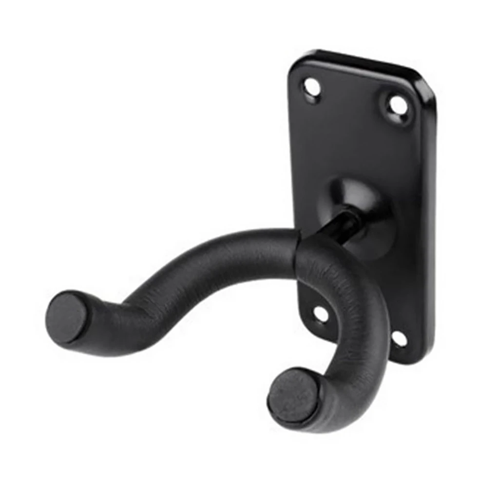

1 Pcs Guitar Hanger Hook Holder Easy To Install Metal Wall Mount Stand Rack Bracket Display Fits Most Guitar With Screws
