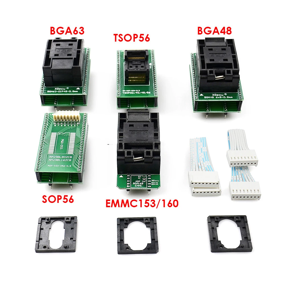 UPMELY Genuine T56 Universal Programmer for XGecu Powerful Support Nor / NAND Flash EMMC+17/22 Adapters Programming Calculator |