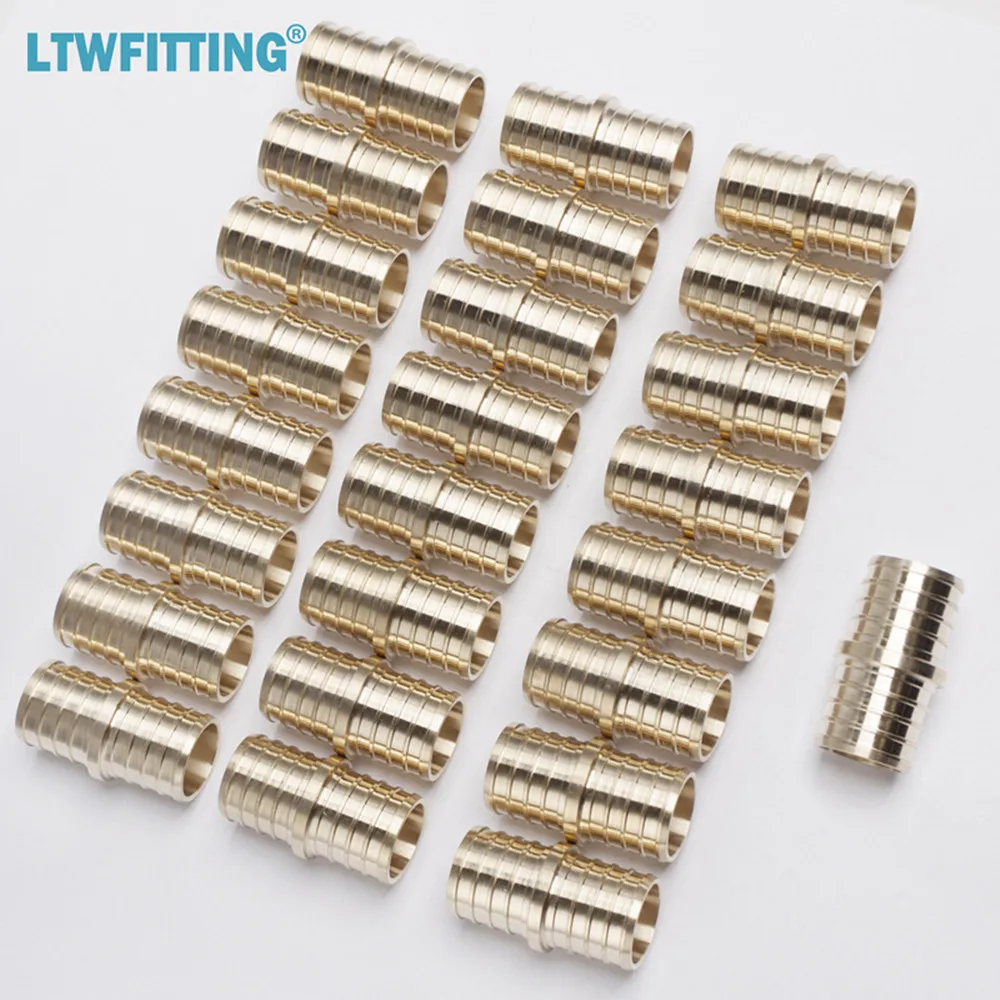 LTWFITTING Lead Free Brass PEX Crimp Fitting 1&quot Coupling | Обустройство дома