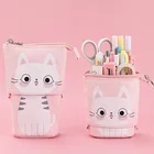 Оригинальный выдвижной чехол для карандашей, милый студенческий чехол для карандашей, большие канцелярские принадлежности, школьные принадлежности, сумка для хранения, коробка, милый держатель для ручек