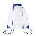 Новый прозрачный рюкзак на шнурке, школьный тоут, спортивная сумка
