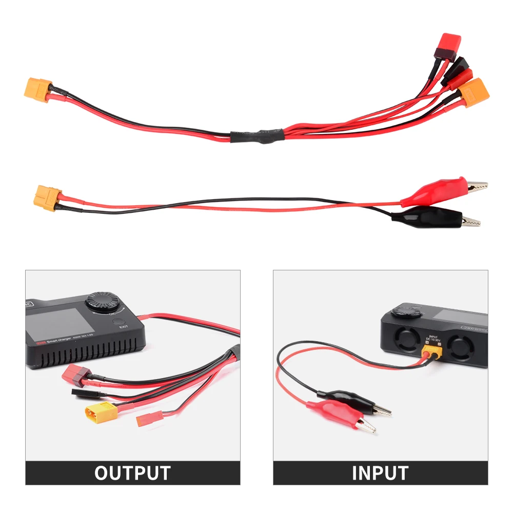 Кабель XT60 4 в 1 адаптер для зарядки аккумулятора подходит ToolkitRc iSDT любого