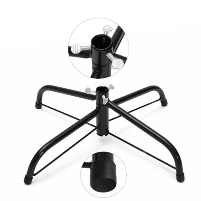 Черный железный металлический держатель для рождественской елки подставка ног