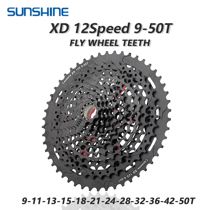 Кассета SUNSHINE XD 12 Скоростей 9-50T Звездочка для горного велосипеда SRAM GX EAGLE Freewheel |