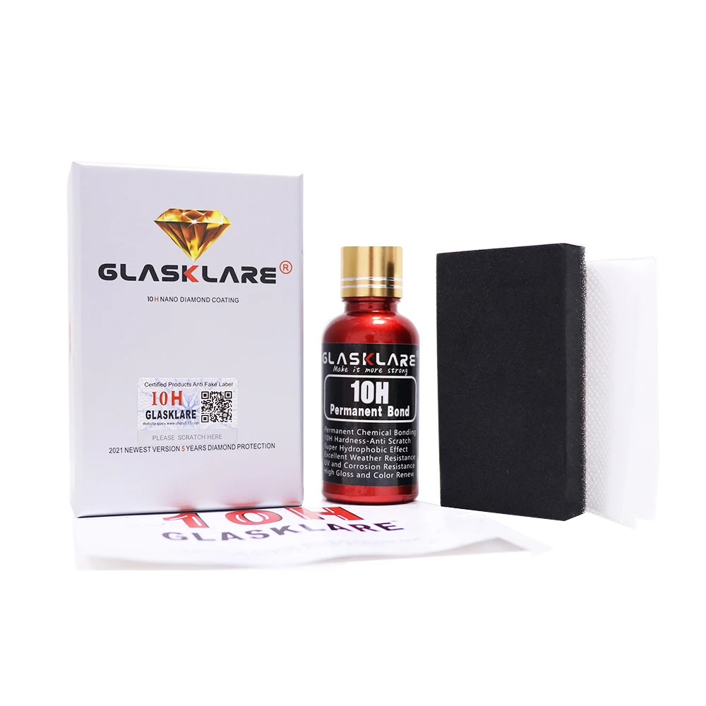 Жидкое керамическое покрытие для автомобиля 30 мл 10 ч|Набор материалов шлифовки и