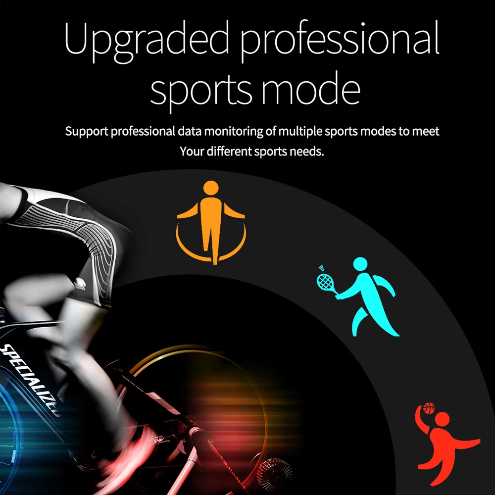 Смарт-часы CF68 с сенсорным экраном мужские водонепроницаемые спортивные женские