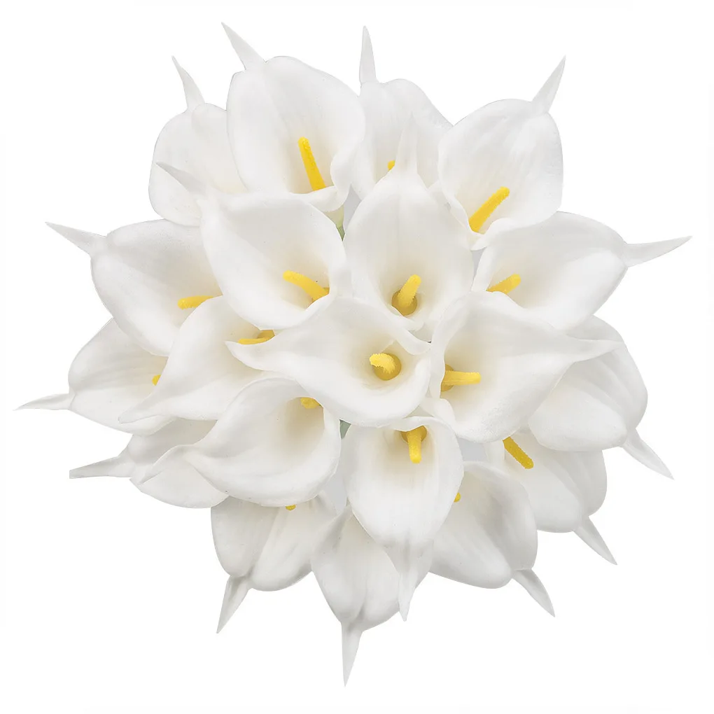 1 шт. искусственная Калла Лилия Цветочный декор домашний офис PU искусственный