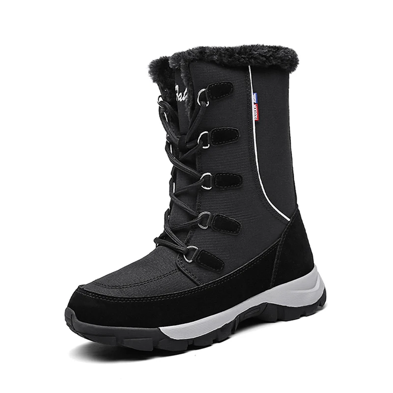 Женские ботинки зимняя обувь женские очень теплые зимние Botas Mujer Плюшевые до