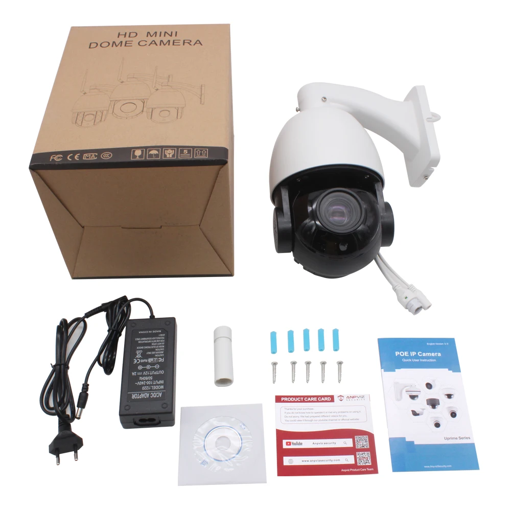 5 МП PTZ камера 30X Zoom наружная охранная CCTV ИК расстояние до 50 м P2P поддержка