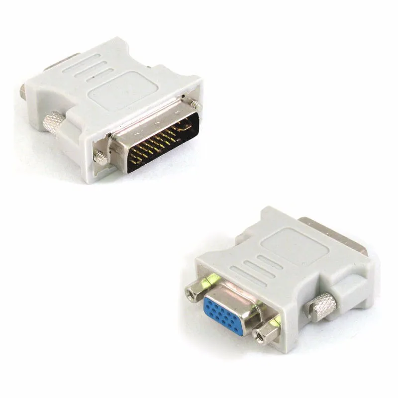 SUOZUN 1080P DVI i 24 + 5 В VGA кабель штекер гнездо конвертер видео адаптер переключатель