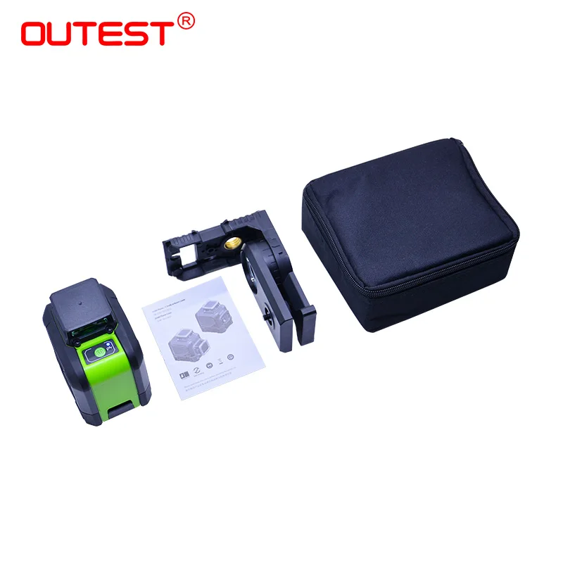 Лазерный уровень OUTEST 5 линий 3d лазер с перекрестными линиями красный луч