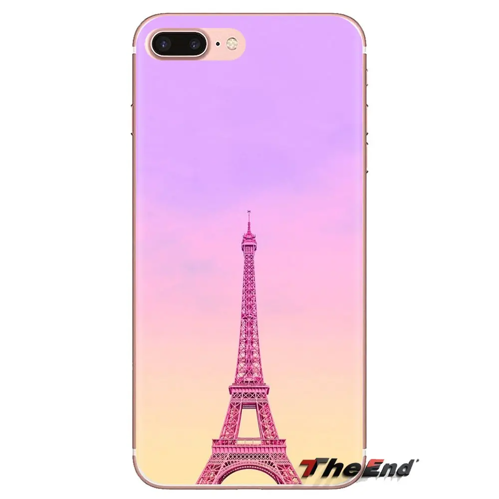 Мягкие прозрачные чехлы для Xiao mi 4 5 5s 6 A1 A2 5X6X8 9 Lite SE Pro Max Mix 2 3 2S Парижские Настенные