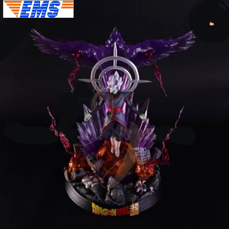 2" Dragon Ball Z статуя Supreme Kai бюст Zamasu Goku черный полноразмерный Портрет с светодиодный свет GK модель игрушки коробка Z2837
