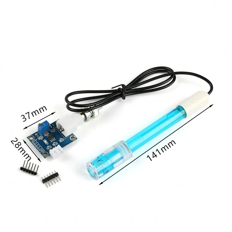 Модуль датчика PH 1 шт. модуль V1.1 + зонд для AVR 51 щит с датчиком кода тестирования MSP430