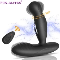 male prostate massager sex toys vibrator for man electric shock pulse vibrating butt plug anal plug vibrator buttplug sexshop