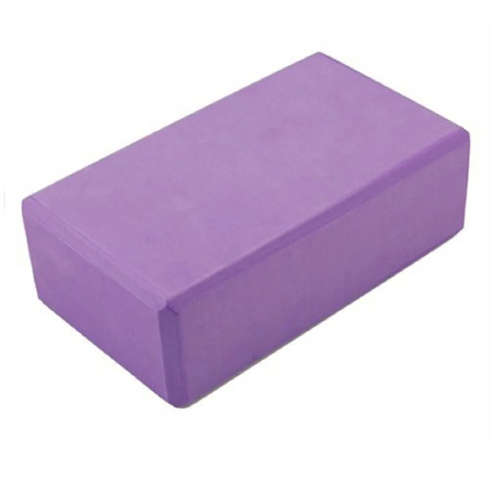 

2pcs Yoga Pilates EVA Block Bricks Home Exercise Tool Stretching Aid (Purple)