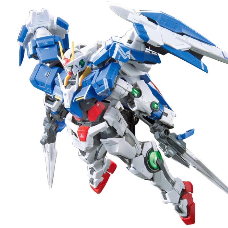 Bandai натуральная RG 1/144 аниме HG 00 Райзер воина гундама GN 0000 модель в собранном виде 13