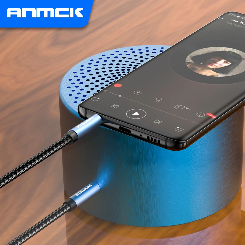 Anmck Jack 3 5 мм Aux кабель провод для динамика аудио кабели ноутбуков телефонов