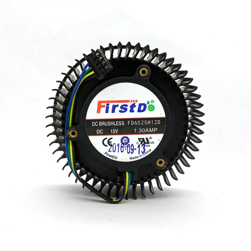 Оригинальный охлаждающий вентилятор для видеокарты GTX1070 1070TI GTX1080 GTX1080TI Ggraphics FD6525H12D DC12V 1.30AMP