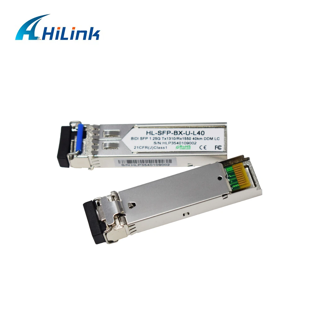 Free Shipping !!! Most Brands Compatible with 1.25G BIDI SFP 40Km 1310/1550nm LC Connector DDM | Fiber Optic Equipment