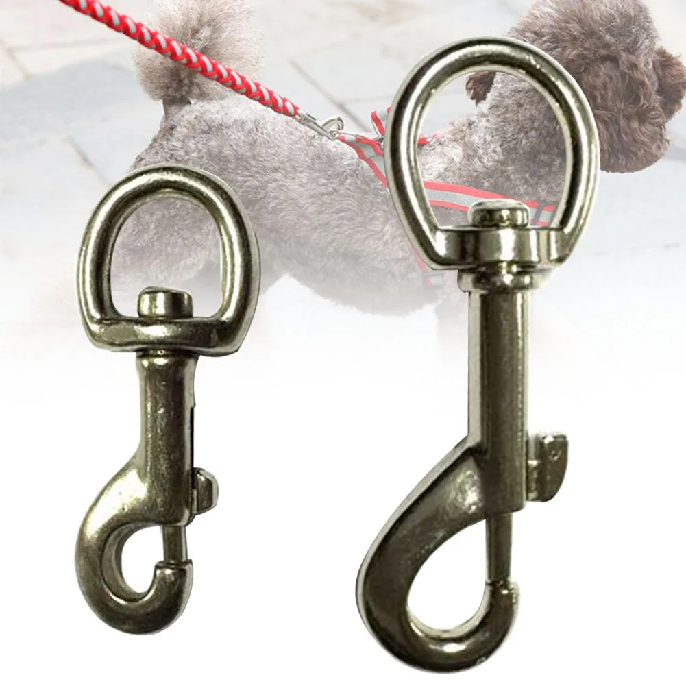 5pcs Pet Clip Trigger Keychain Dog Buckle Snap Hook Carabiner Multi-Purpose Spring Swivel Camping Home Clasp Accessories Outdoor | Дом и сад