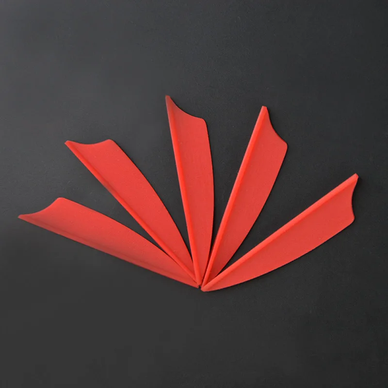 50/100 шт. 2 дюйма стрелы для стрельбы из лука перышки резиновые лопасти DIY