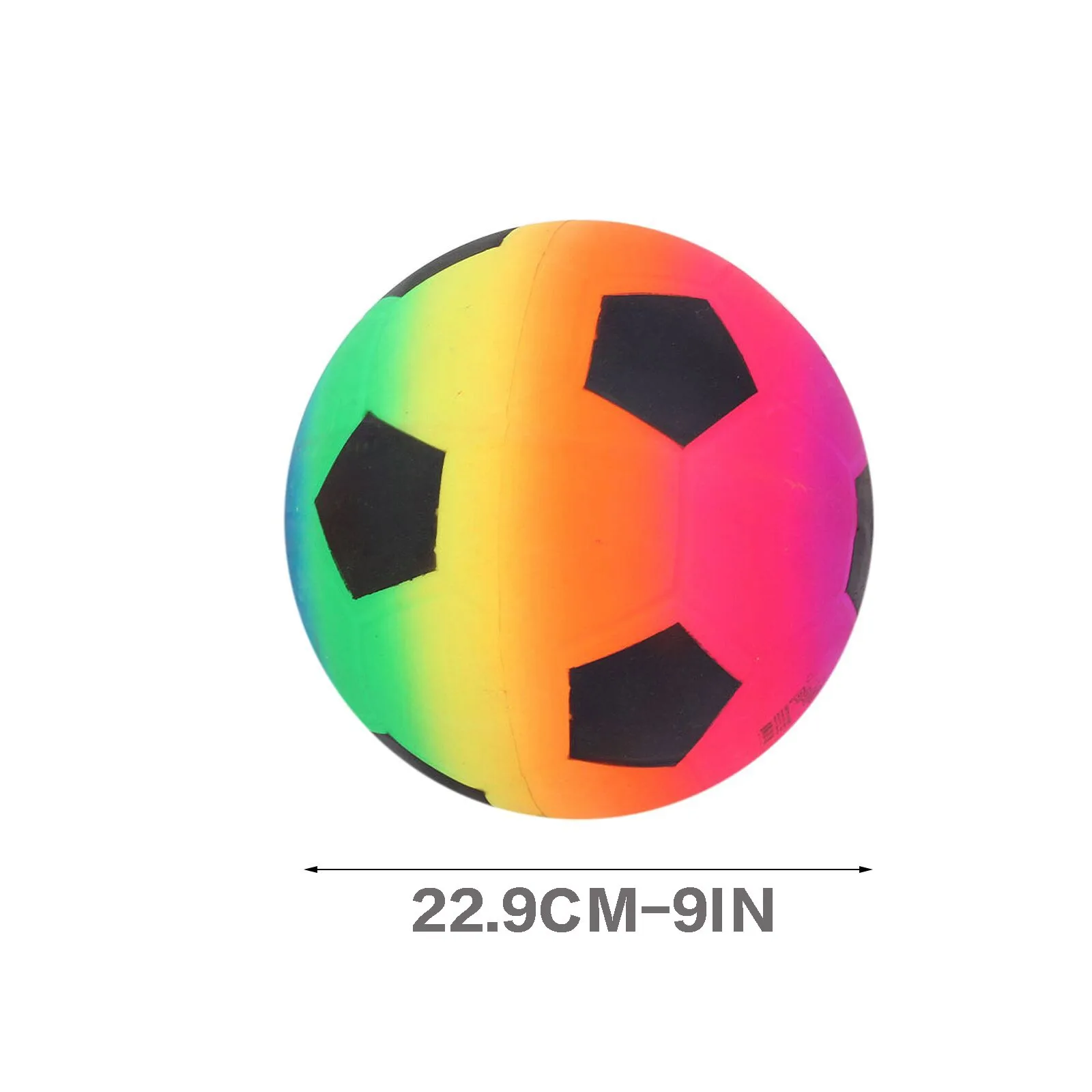 

2021 Colored Rainbow Inflated Ball Balloons Football Toy Swimming Pool Outdoor Play Water Game Beach Toy For Kid Children