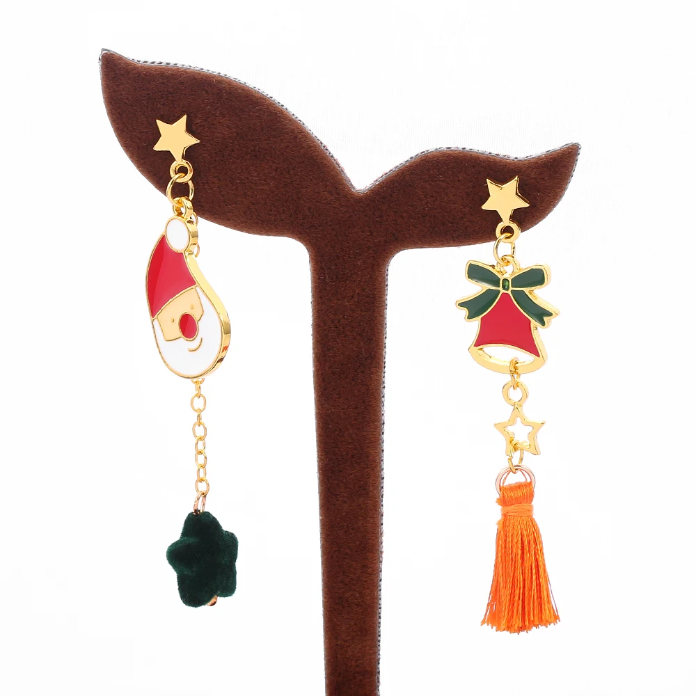 Новинка 2020 искусственная Асимметричная Рождественская Длинная кисточка и