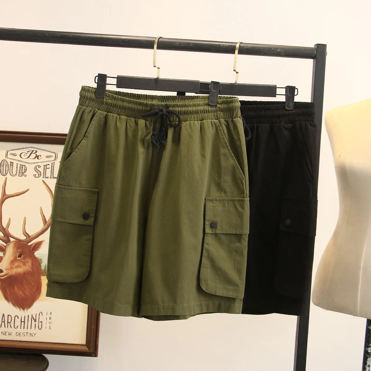 Женские штаны Карго летние размера плюс женские свободные брюки с широкими