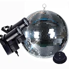 Thrisdar DIA25 см 30 см Подвесной Стеклянный диско-зеркальный шар с 2 шт 10 Вт RGB луч Pinspot лампа для свадьбы вечеринки KTV диско сцсветильник