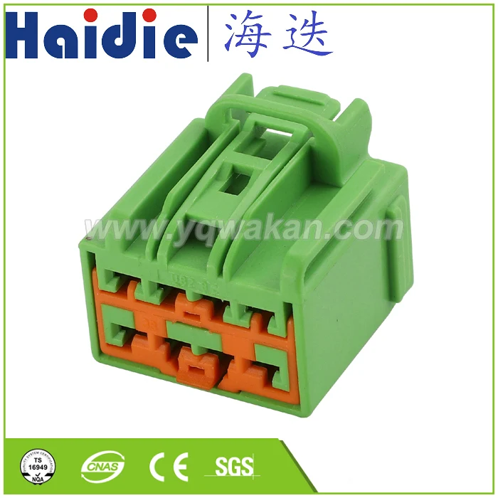 

Free shipping 2sets 8pin auto electric unsealed plug plastic female connector with terminals 7285-3244-60