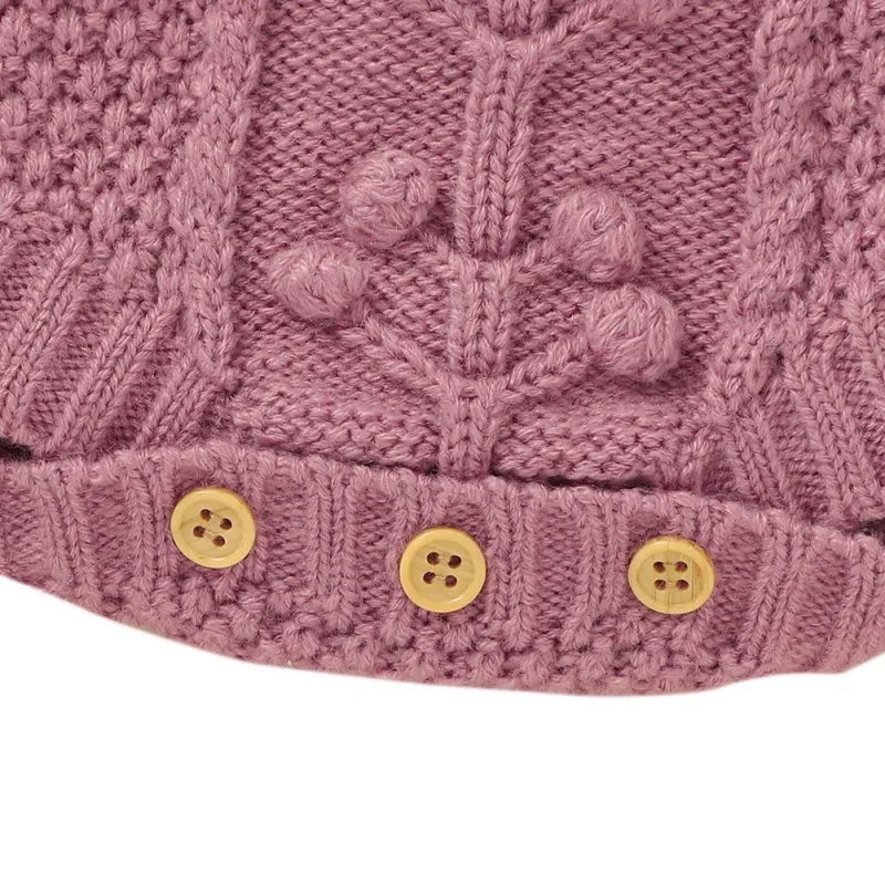 

Spring Autumn Baby Girls Knit Romper Newborn Baby Clothes Lovely Bubble Romper Sleeveless Baby Romper Cotton Baby Jumpsuit