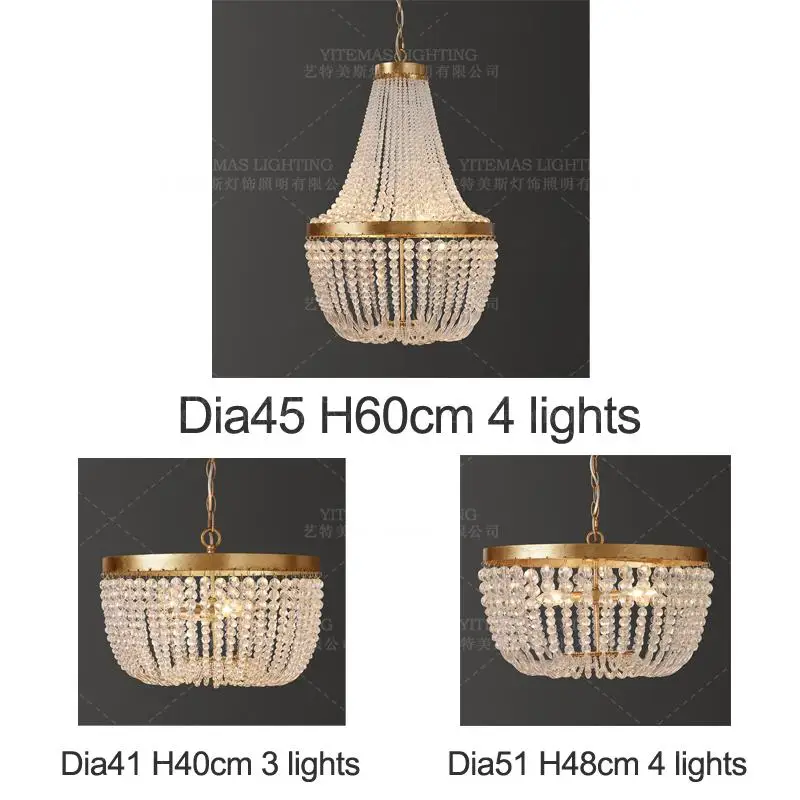 Хрустальные люстры K9 для спальни подвесное Золотое Освещение дома кухни