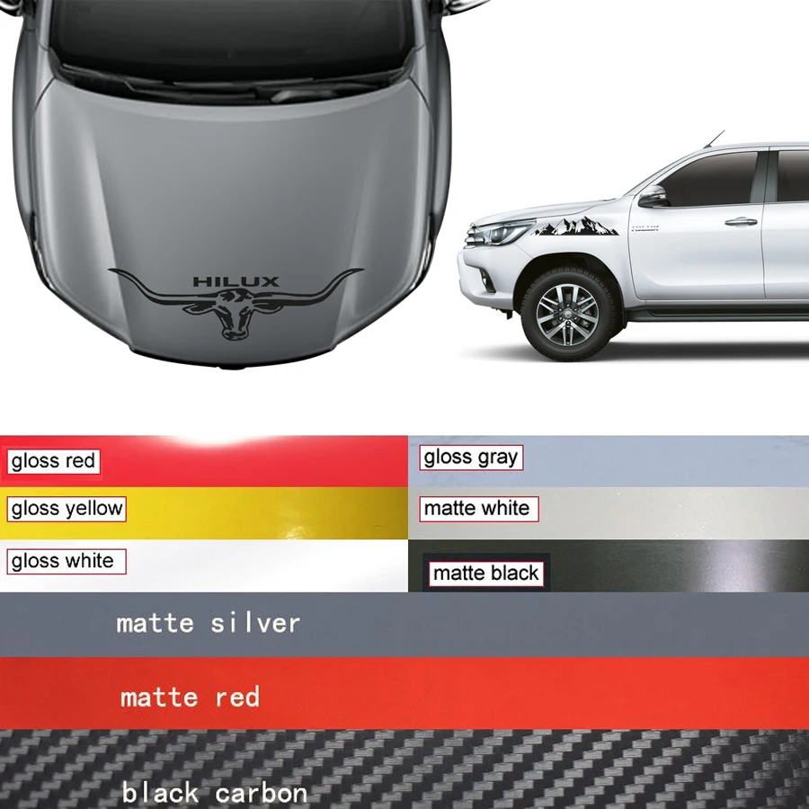 Автомобильные аксессуары Виниловая наклейка с изображением Головы Быка горы