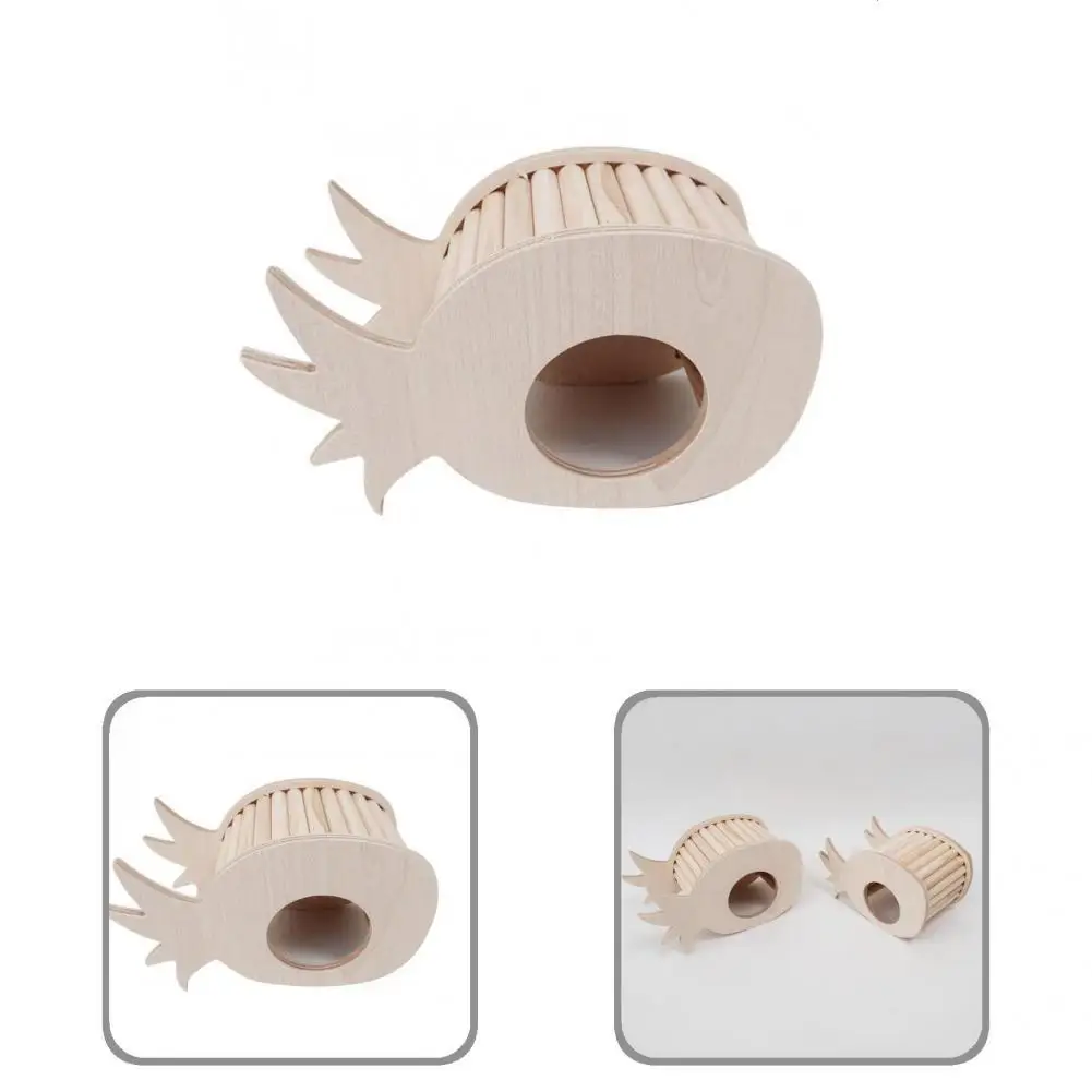 

Easy Installation Pet Landscaping Hamster Hideout Hut Ladder Toy for Chipmunk