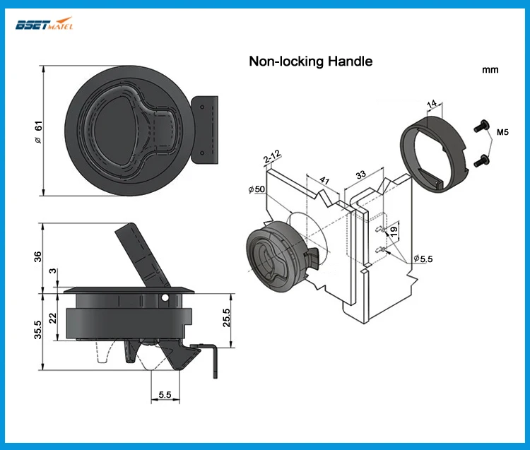 4 шт. морские защелки для лодки без блокировки|hardware latches|hardware handles |