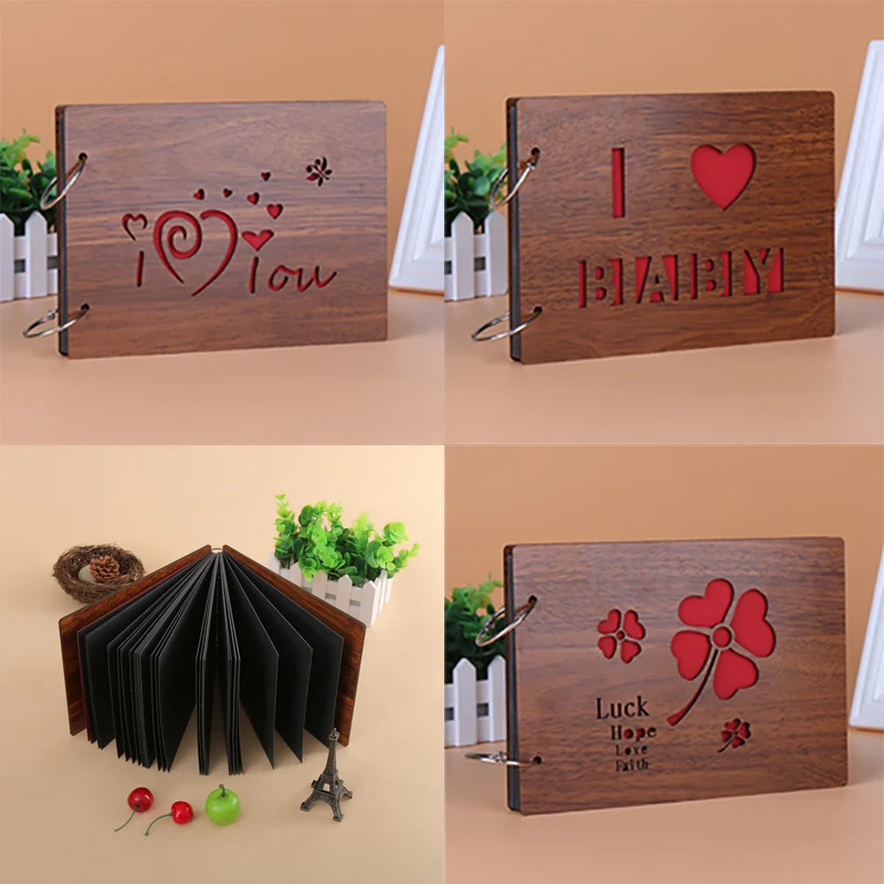 1 шт. гироборд с колесами 8 дюймов деревянный фотоальбом новая записная книжка С