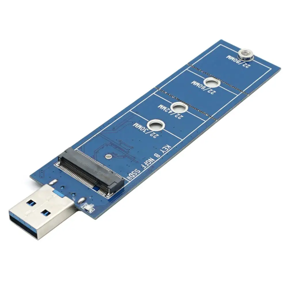 Переходник M.2 на USB B Key адаптер SSD 3 0 Plug And Play M2 накопитель конвертер NGFF|Адаптеры