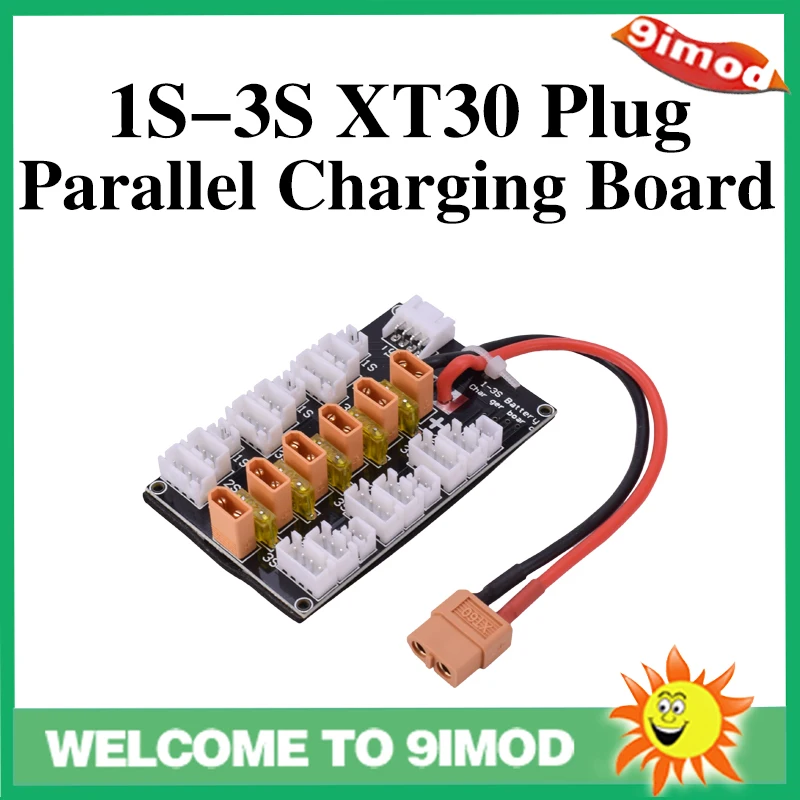 1S 3S XT30 Plug Lipo батарея параллельная зарядная плата с 6 шт. до XT60 RC Battery Balance Charge