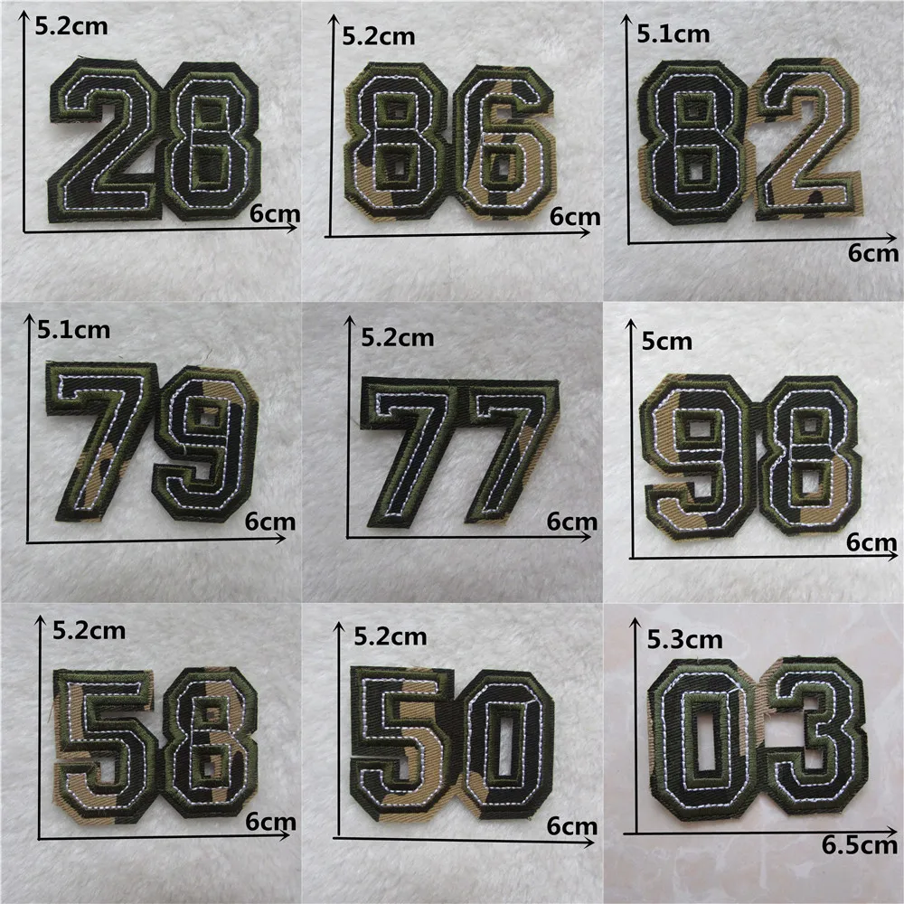 Разные стили нашивки с надписями и цифрами вышивка термонаклейками сделай сам