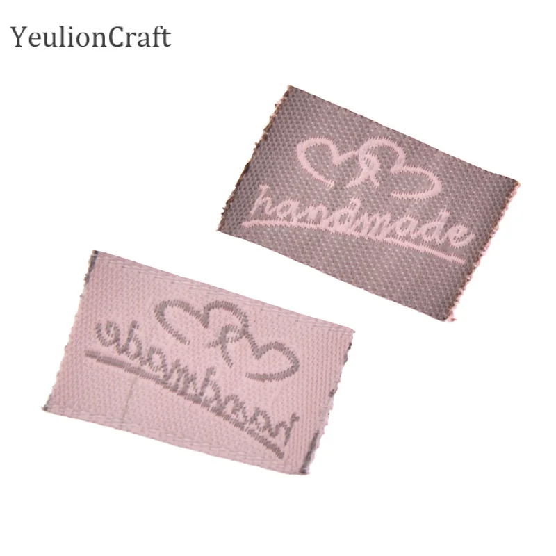 Тканевые этикетки Chzimade 100 шт./лот ручной работы для одежды с бабочками и