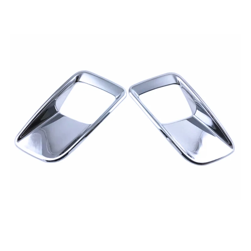 2 шт. ABS хром Задний противотуманный фонарь Крышка лампы подходит для Peugeot 3008 GT 2017