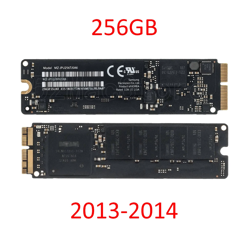 Оригинальный твердотельный накопитель SSD 128/256/512 ГБ ТБ для Apple MacBook Pro Retina/Air A1398 A1502