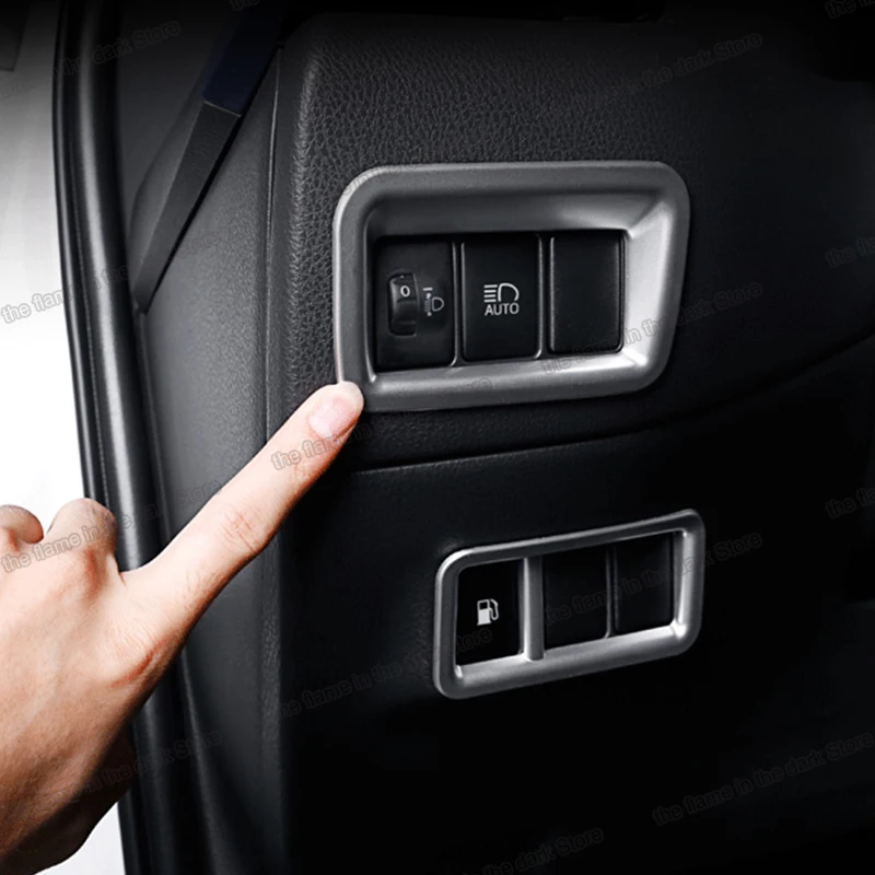 Lsrtw2017 углеродное волокно Автомобильная фара регулирующая рамка хромированная