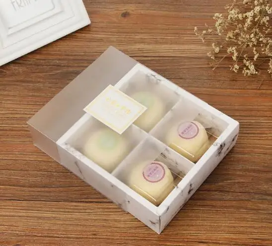 Прозрачное матовое торт коробка десертные макароны коробки Кондитерские