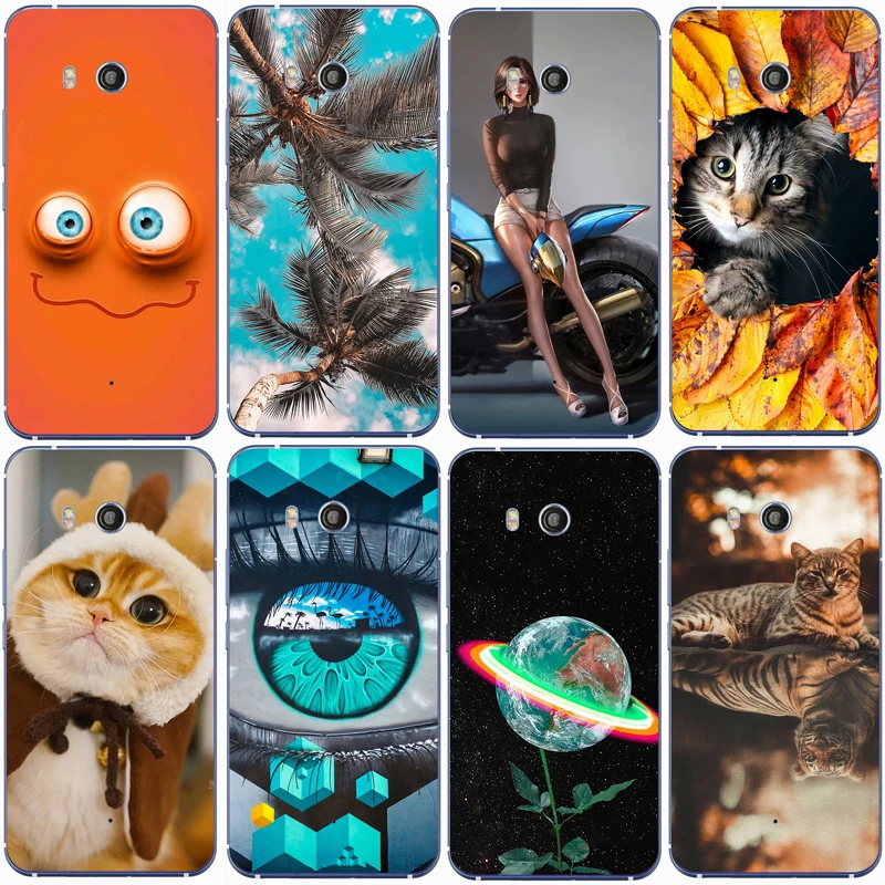 Чехол для телефона из мягкого силикона с рисунком задняя крышка-чехол HTC - купить