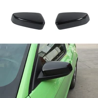 rearview mirror shell decoration cover trim decal for ford mustang 2010 2011 2012 2013 2014 car exterior accessories abs